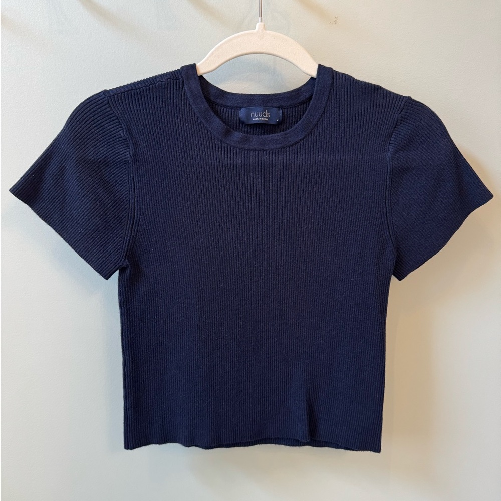NUUDS Ribbed Sweater Baby Tee